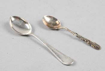 MOCKASKEDAR, 12+12, silver, Axel Larsson, Helsingborg samt Gewe, Malmö, 1900-tal.