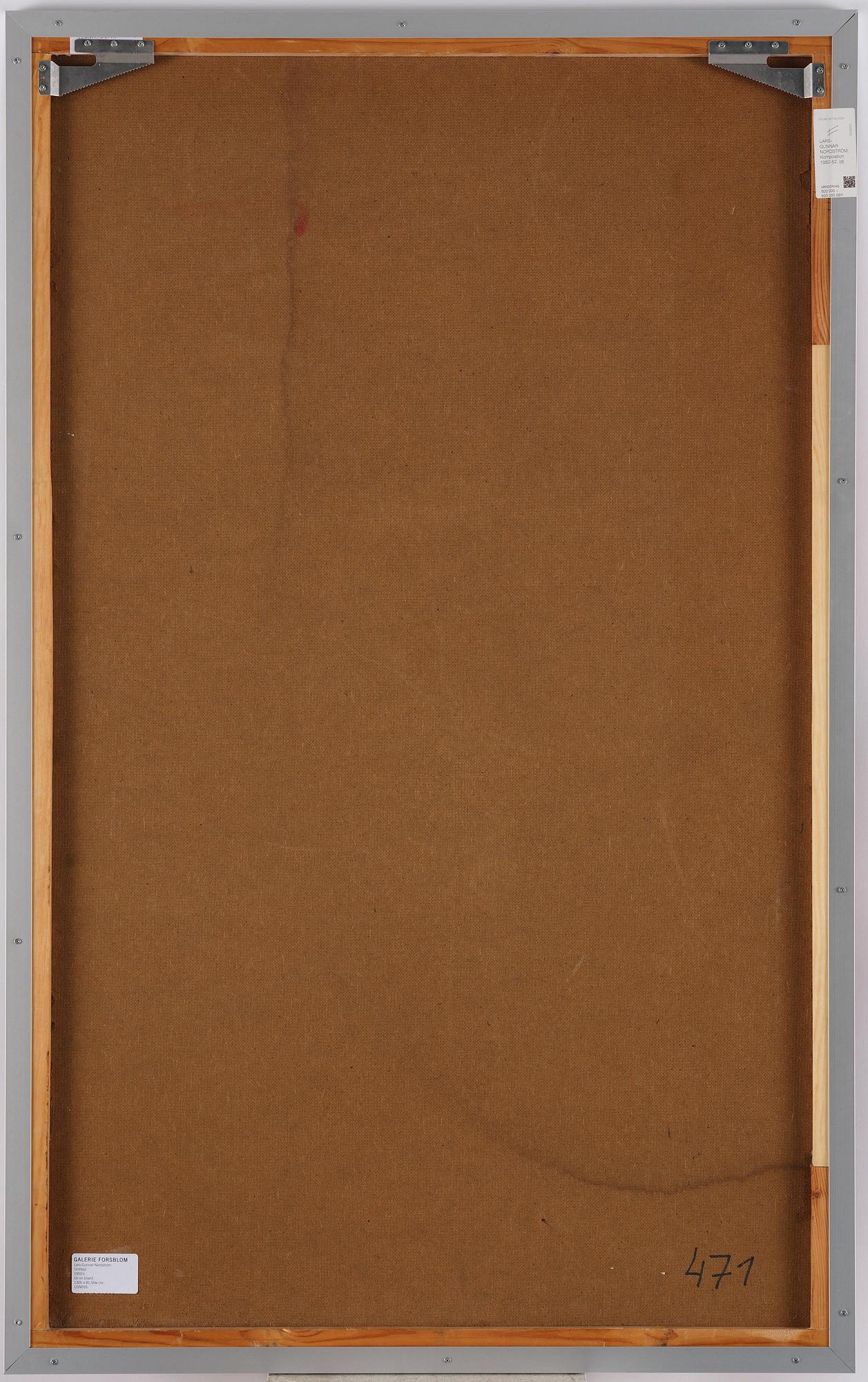 Lars-Gunnar Nordström, Untitled.