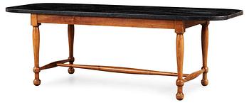 355. A Josef Frank black stone top sofa table by Svenskt Tenn.