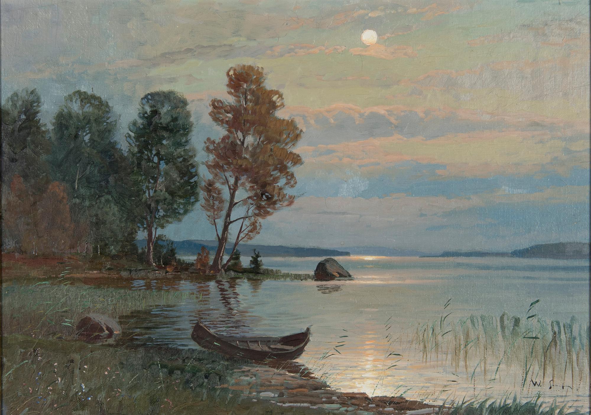 Wille Salonen, Kuutamomaisema.