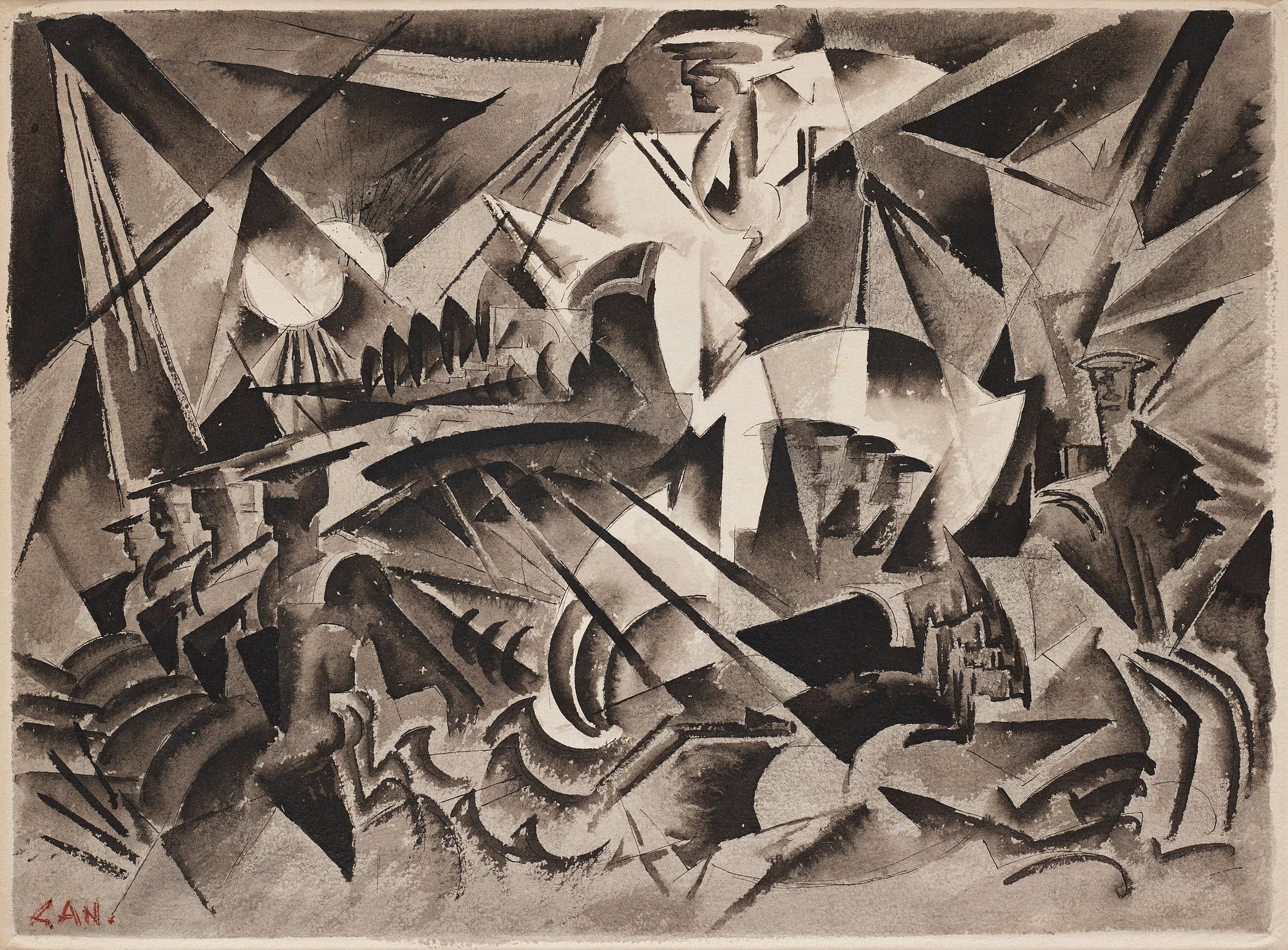 Gösta Adrian-Nilsson, "Sjöslag".