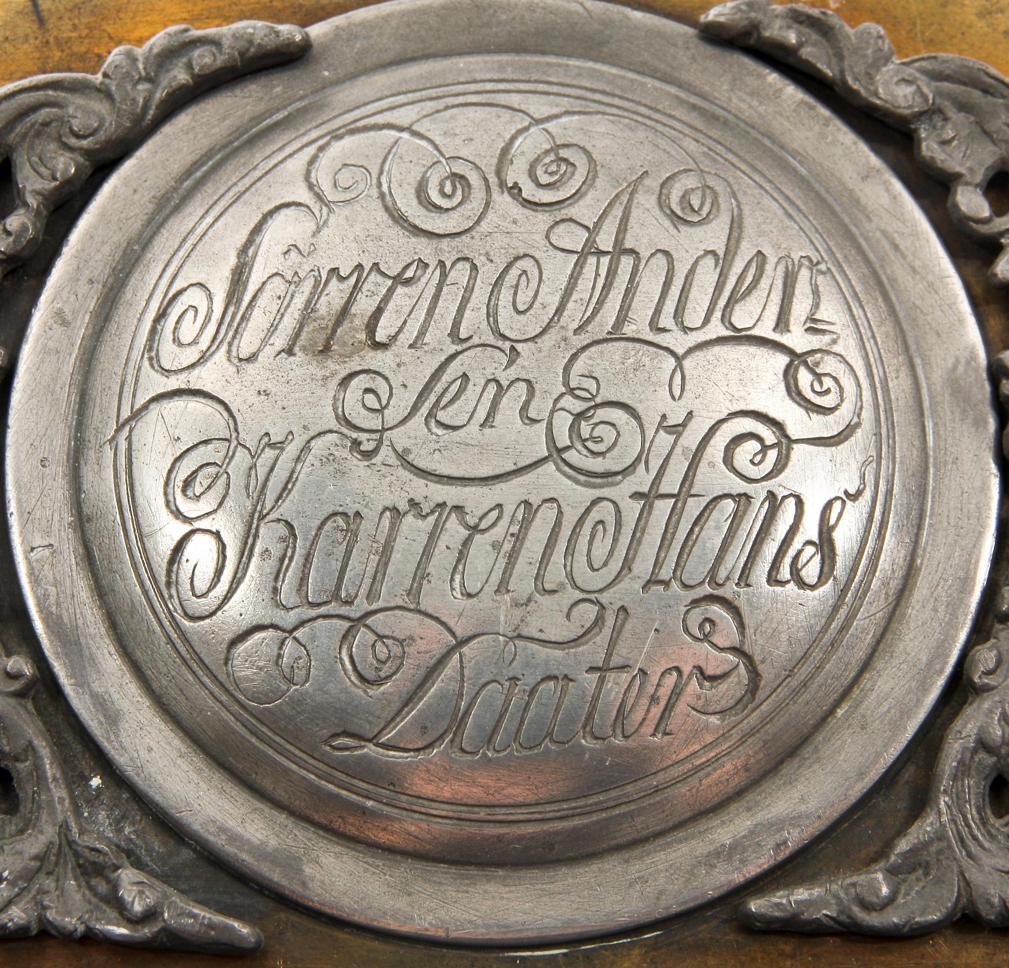 GOLVUR, märkt Jens Hansen, Rübe, 1700-tal.