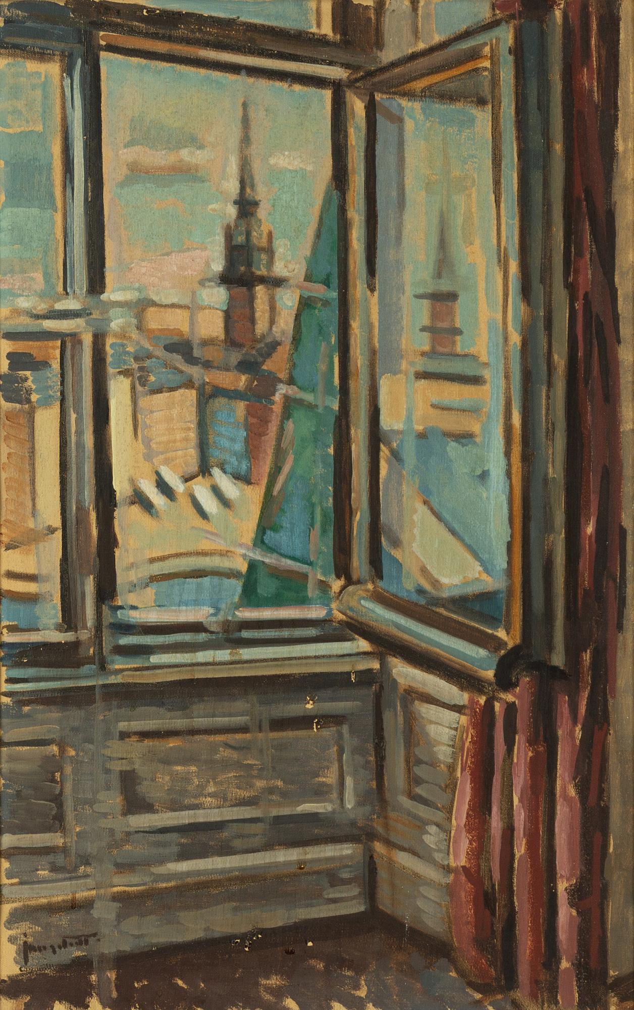 Kurt Jungstedt, "St Gertrud genom fönstret".