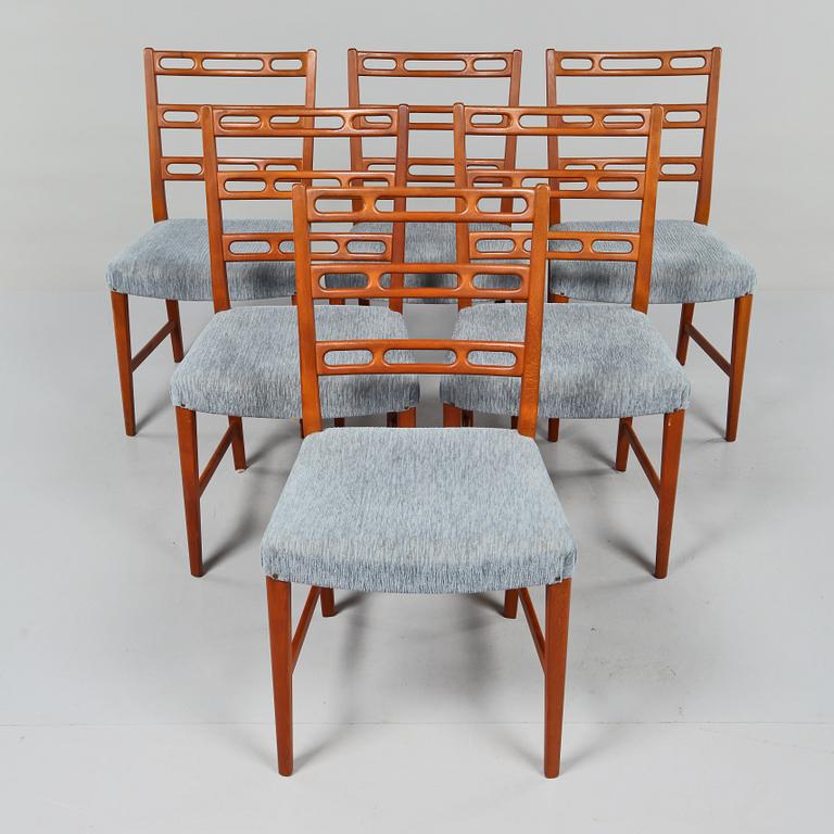 STOLAR, 6 st, David Rosèn för NK, modellen formgiven 1949.