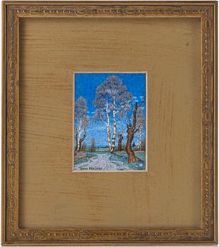 Oskar Bergman, Birches.