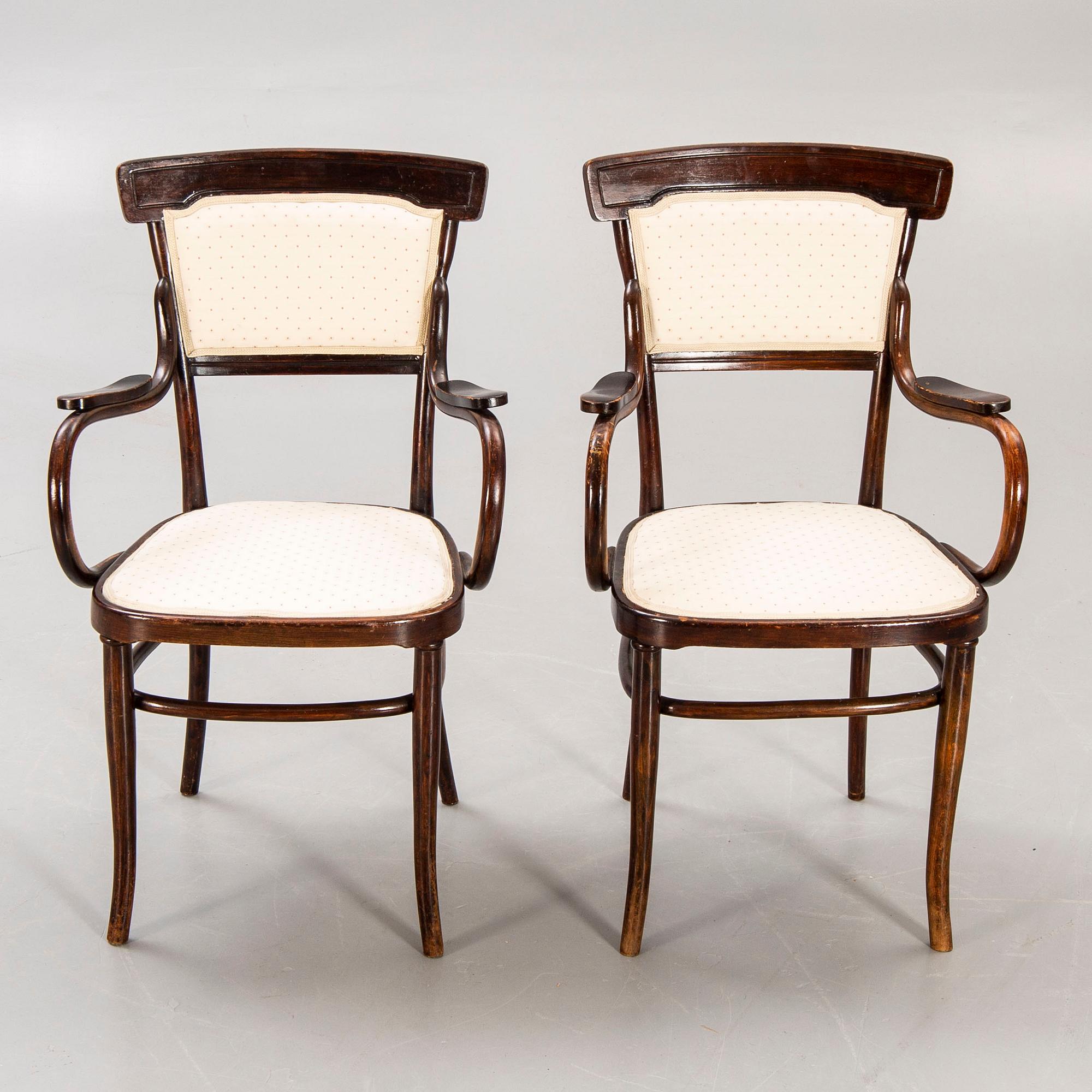 Jacob & Josef Kohn, Armchairs, a pair, Vienna early 20th century.