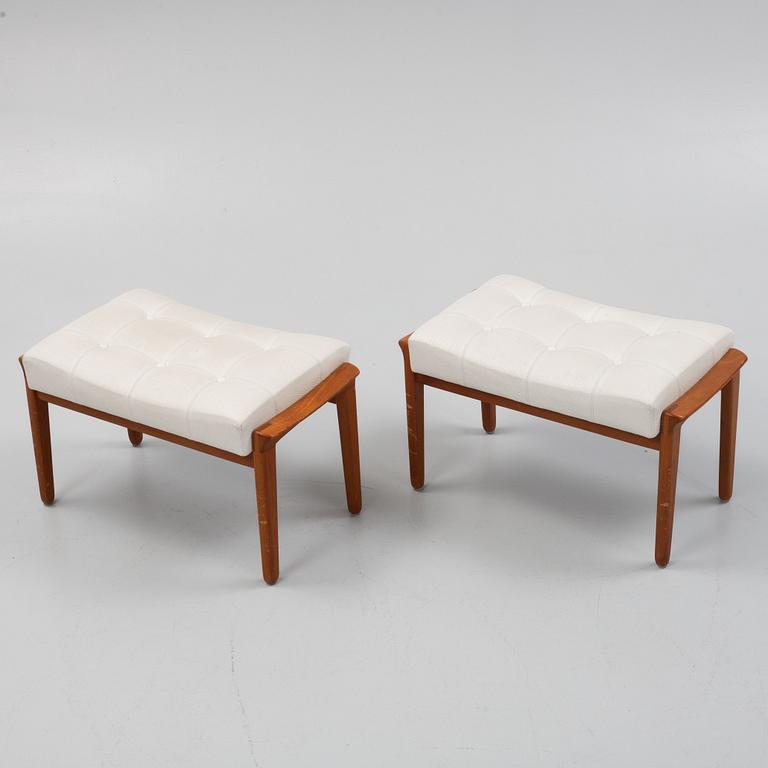 Footstools, a pair, Bröderna Andersson.