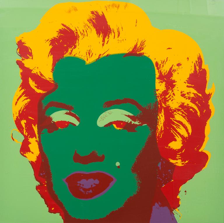 ANDY WARHOL, efter, färgserigrafi, utgiven av Sunday B Morning.