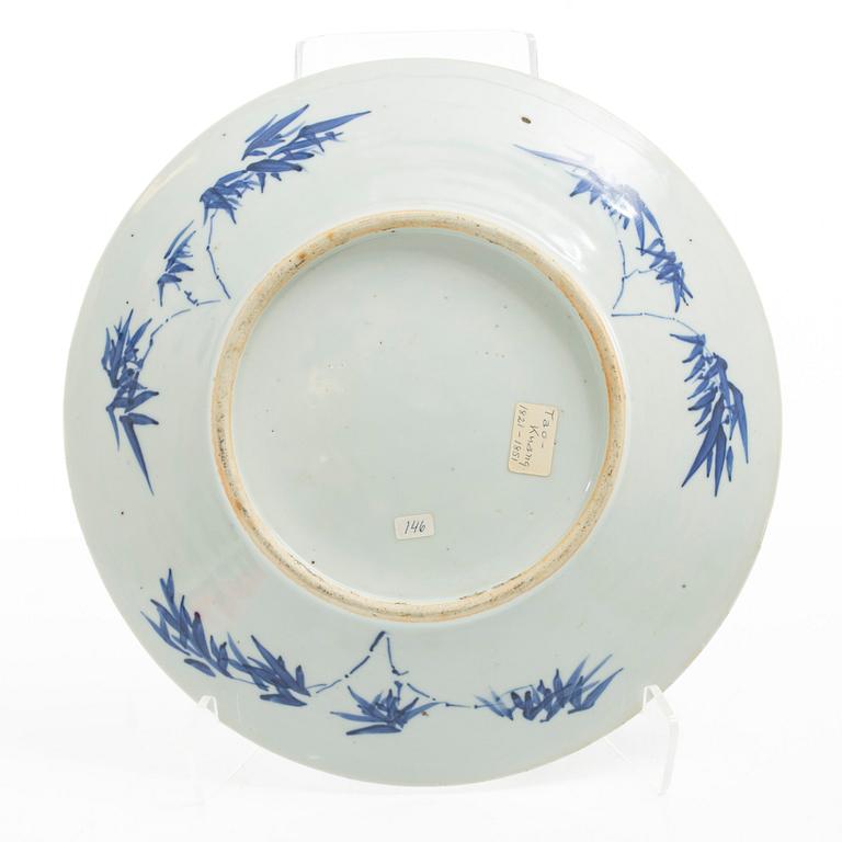 Fat, två stycken, porslin, Kina, tidigt 1900-tal.