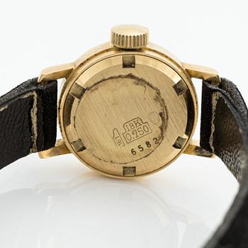 Lagonda, wristwatch, 18K gold, 18.5 mm.