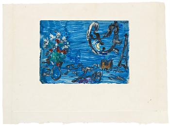 522. Marc Chagall, "Femme-oiseau".