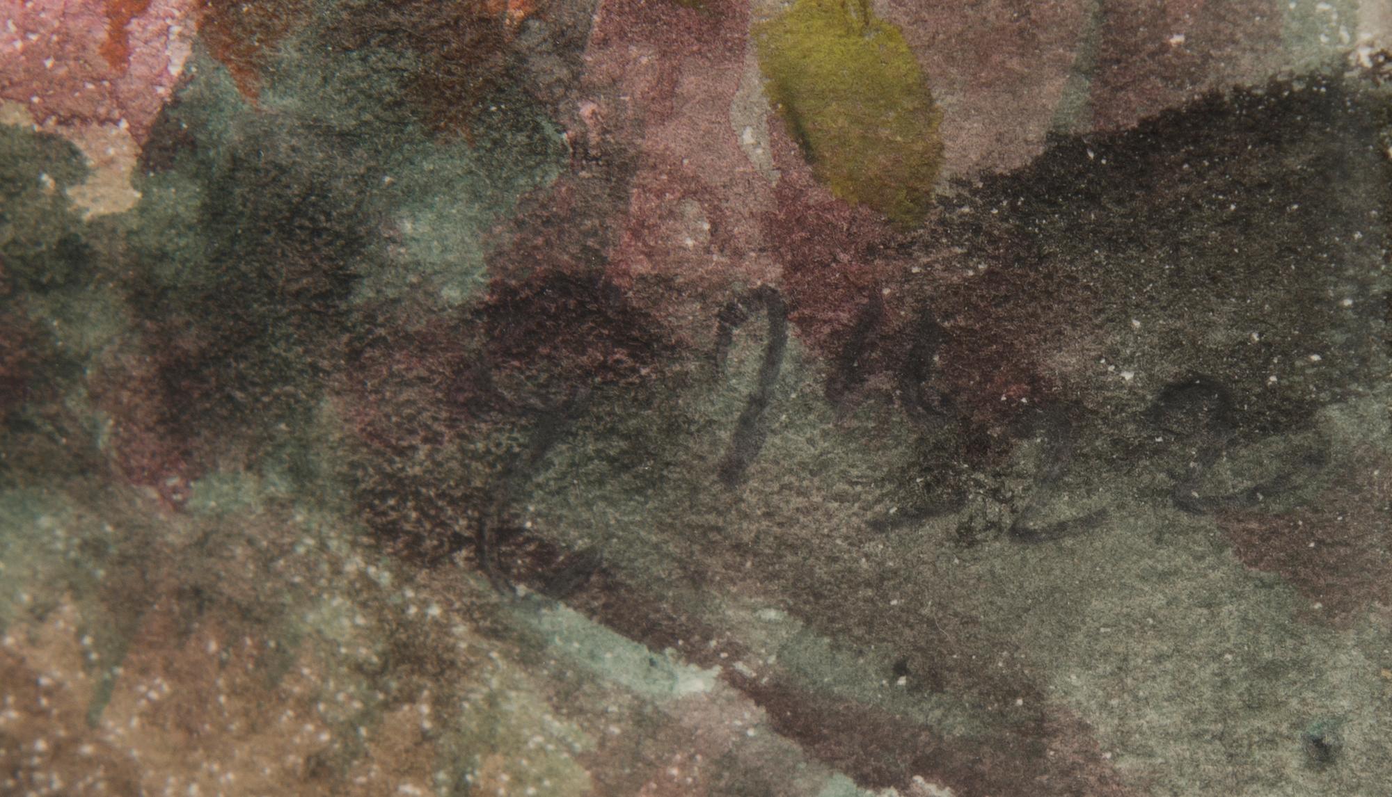 mixed media, signed and dated -22.