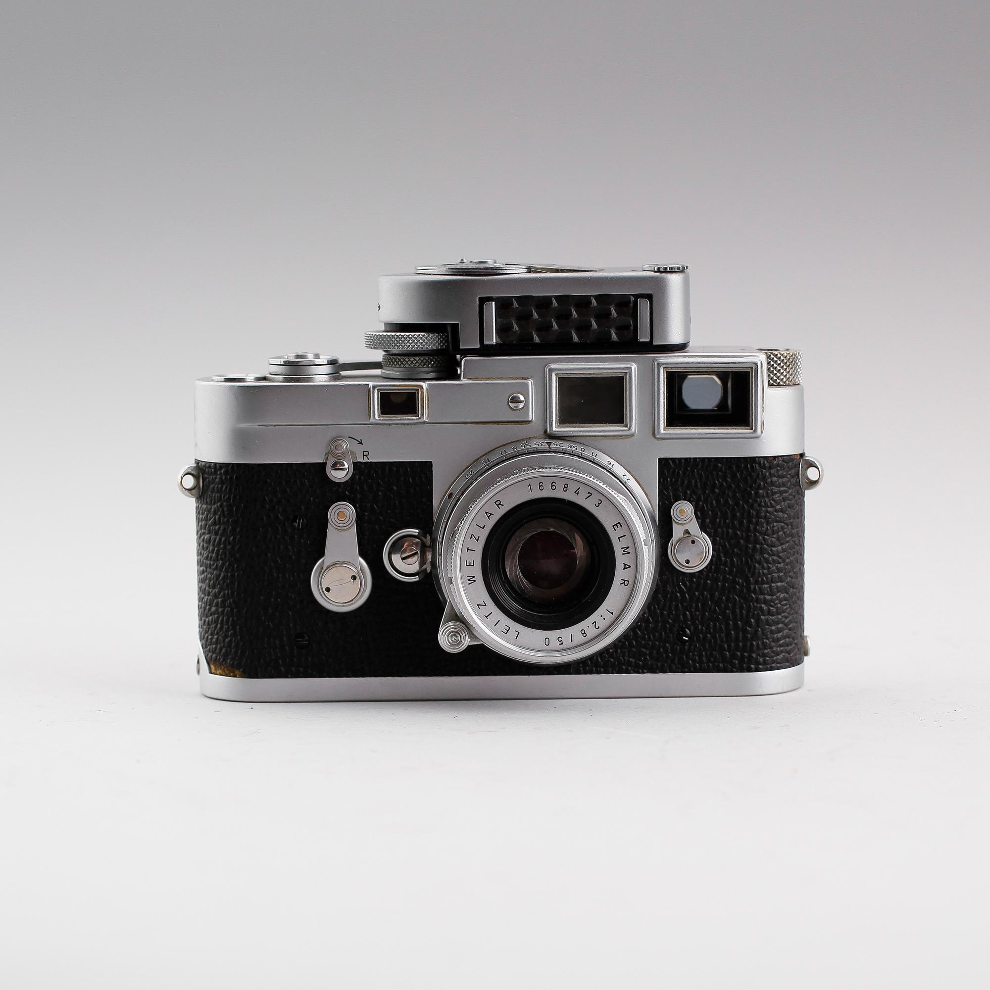 KAMERA, Leica M3 med Leica -Meter, nr. 984878, Wetzlar, Tyskland, 1959.