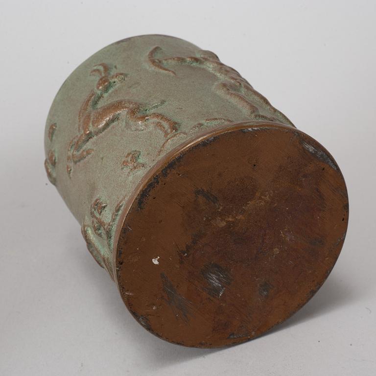 CARL ELMBERG, tobaksburk, gjutjärn, Näfveqarn, 1920/30-tal.