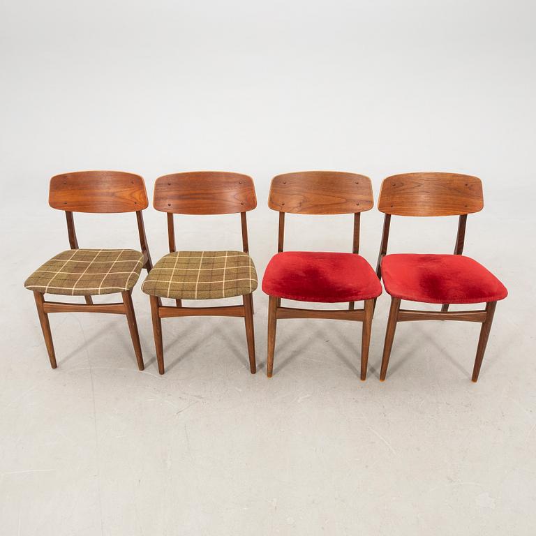 Chairs, 4 pieces, 1960s, Denmark.