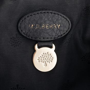 Mulberry, a black leather 'Daria' hobo bag.