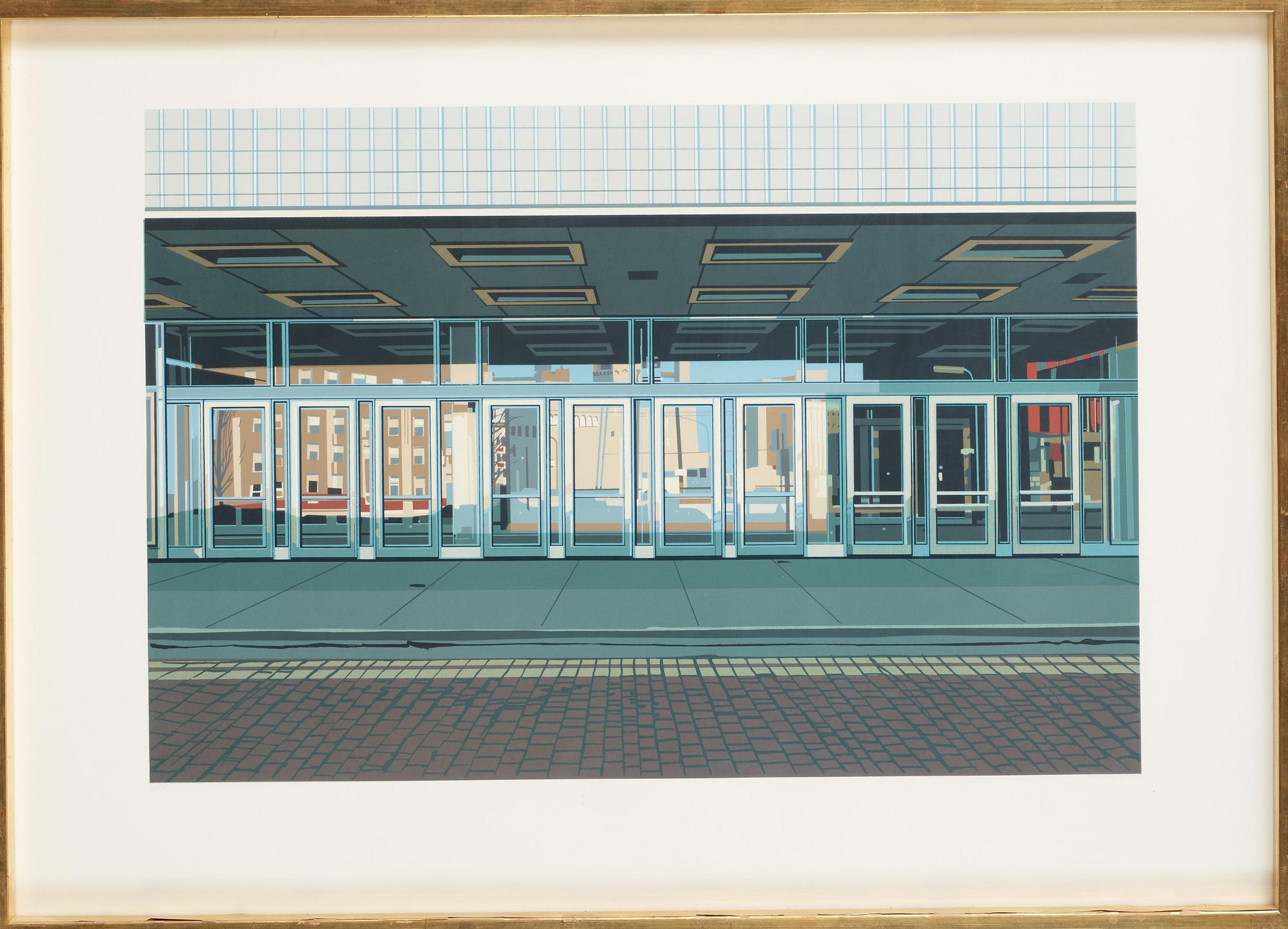 Richard Estes, "Urban landscapes".
