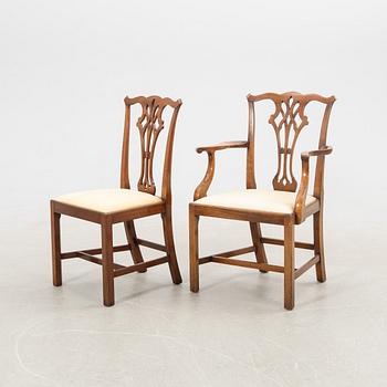 Dining group 11 dlrs England mid-20th century.