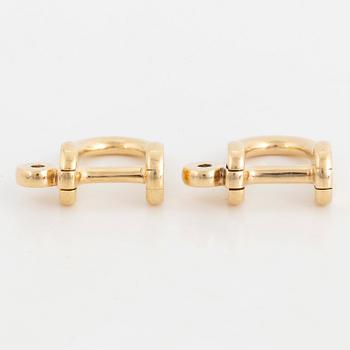 OLE LYNGGAARD, 14k gold cufflinks.