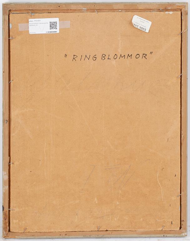 OLLE NYMAN, olja på pannå, signerad.