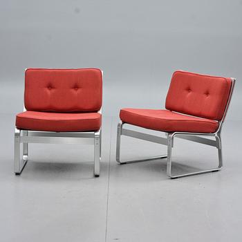 FÅTÖLJER, ett par, "Mondo", Karl Erik Ekselius, JOC Möbler, Vetlanda 1960-/1970-tal.