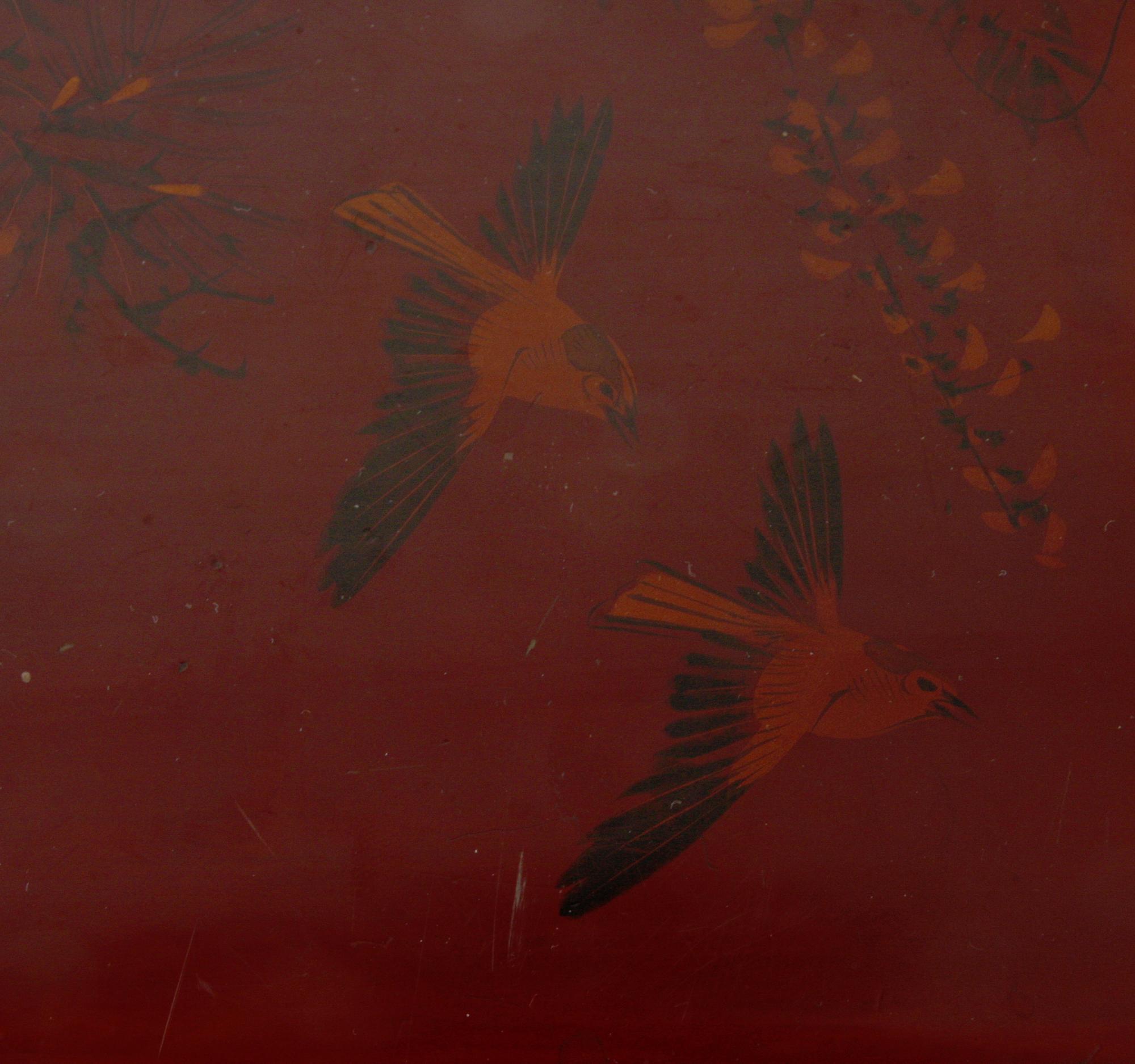 ASK MED LOCK. Japan, sk lackarbete.