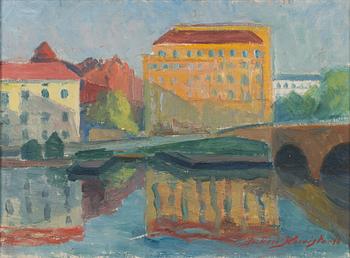 Inkeri Koivisto, oil on canvas, signed and dated -48.