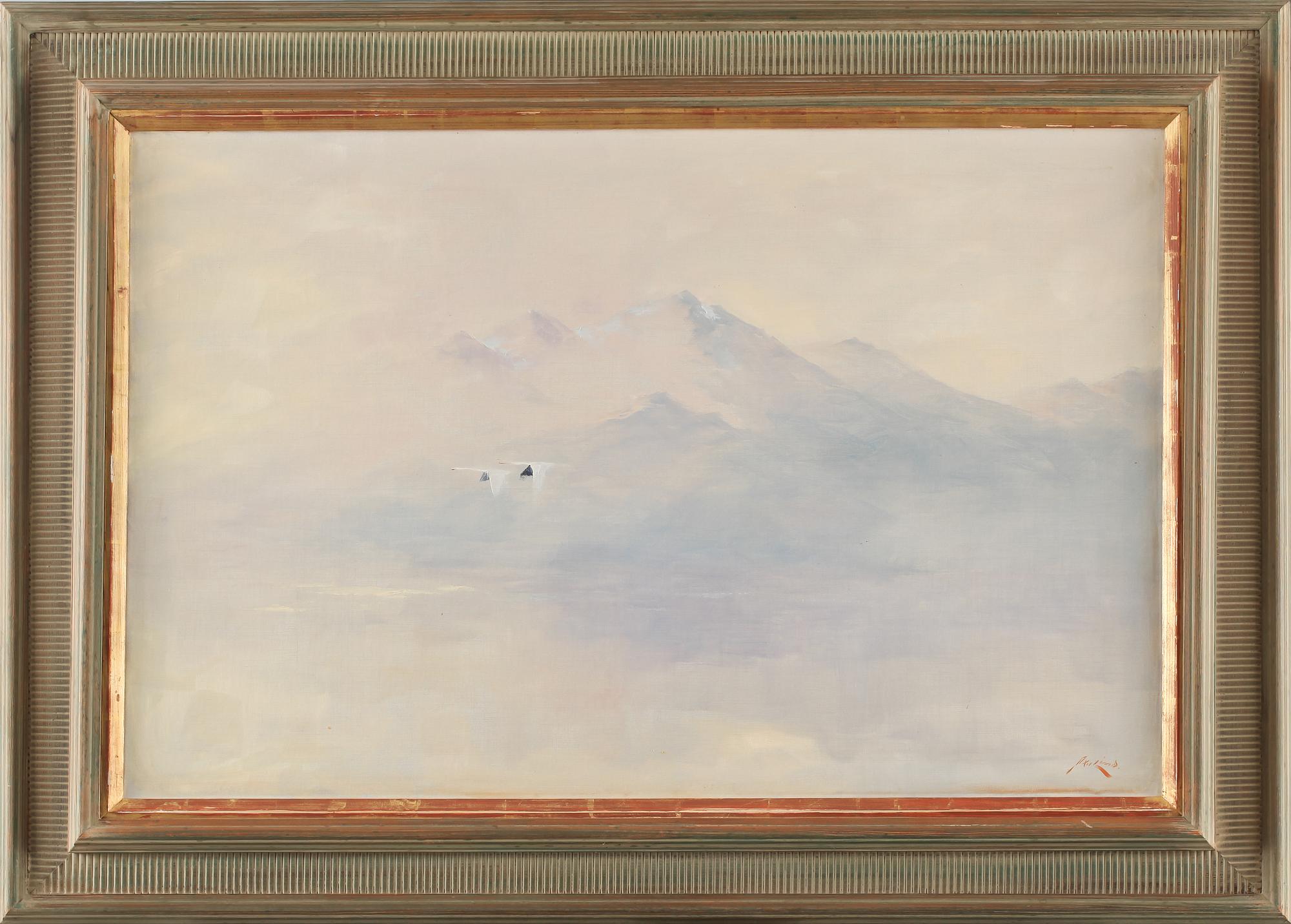 AXEL LIND, olja på duk, signerad.