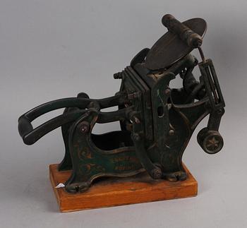 TRYCKPRESS, järn, 1800-tal.