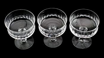 CHAMPAGNESKÅLAR, 12 st, "Prince", Göran Wärff, Kosta.