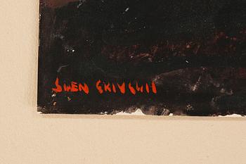 SVEN X:ET ERIXSON, watercolour, signed.