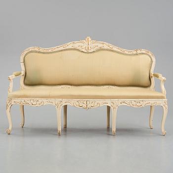 A Swedish Rococo 18th century sofa.