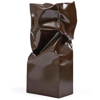 816. Angela de la Cruz, "Standing Box Large (Brown)".