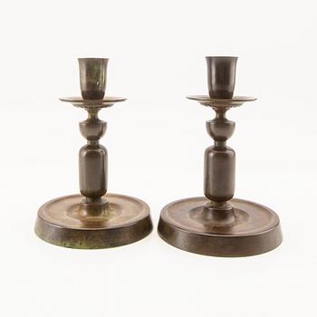 Pair of candlesticks, GAB 1920s.