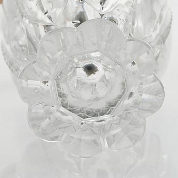 Vinkanna, silver och glas, tidigt 1900-tal.