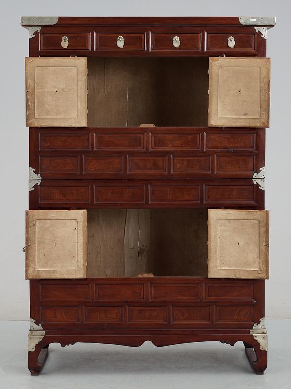 A wooden Korean cabinet.