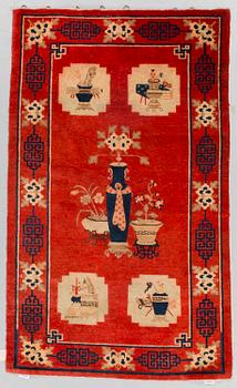 A  RUG, Old Baotou, China, around 168 x 99 cm.