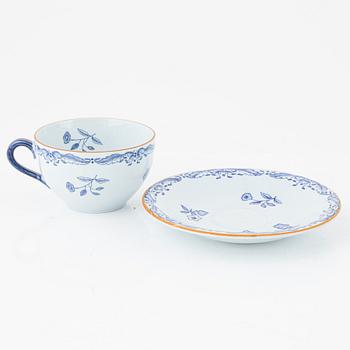 Mat-och kaffeservis, 120 delar, flintgods, "Ostindia", Rörstrand, varierande åldrar.