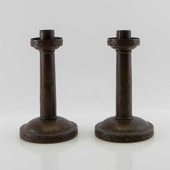Candelabra, a pair, Art Nouveau, early 20th century.