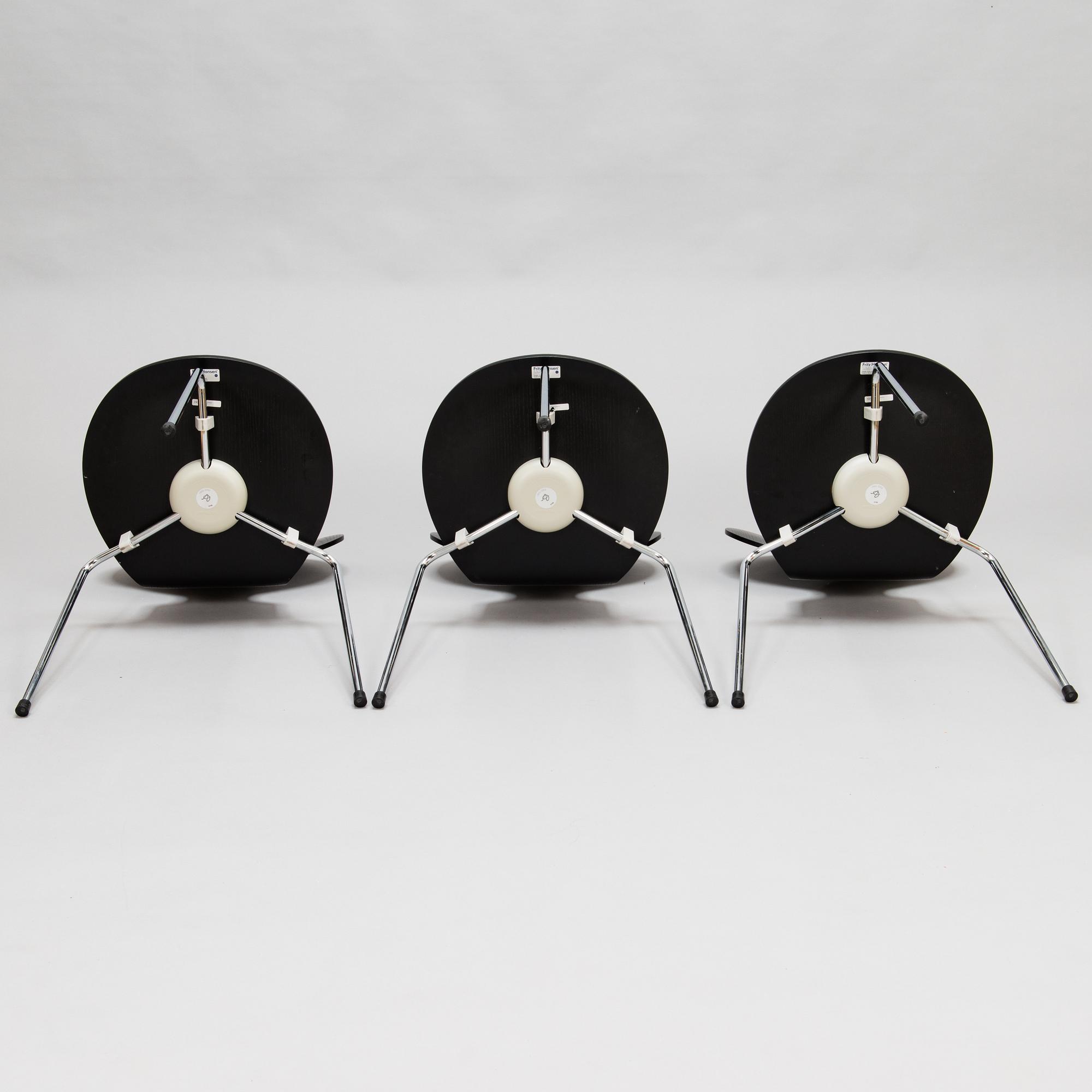 Arne Jacobsen, 5-piece, '3603' and 'The Ant', 2002 Anniversary edition for Fritz Hansen.