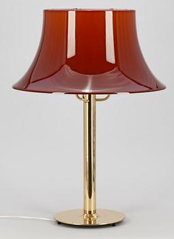 BORDSLAMPA, mässing, Hans -Agne Jakobsson, Markaryd, 1960/70-tal.