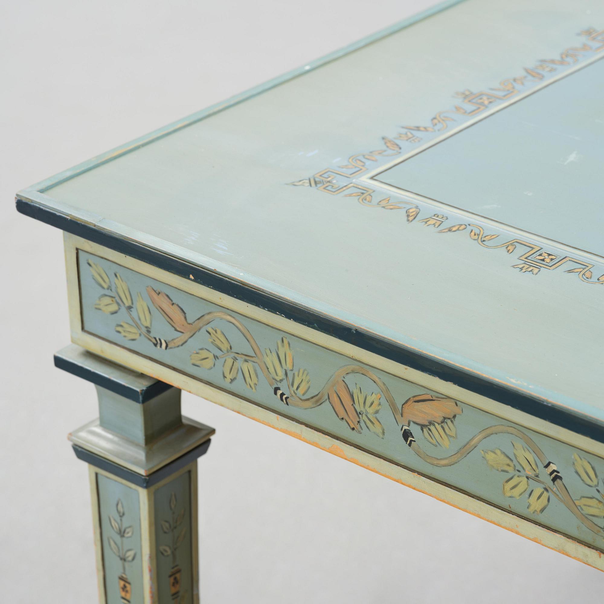 Carl Malmsten, a grand Swedish Grace dining table, cabinetmaker Albin Johansson, Stockholm, for Villa Kvikkjokk, 1927.