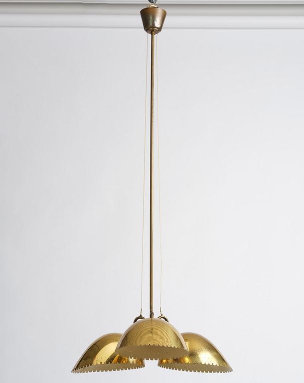 Harald Notini, taklampa, modell "11894", Arvid Böhlmarks Lampfabrik, Stockholm, 1950-tal.