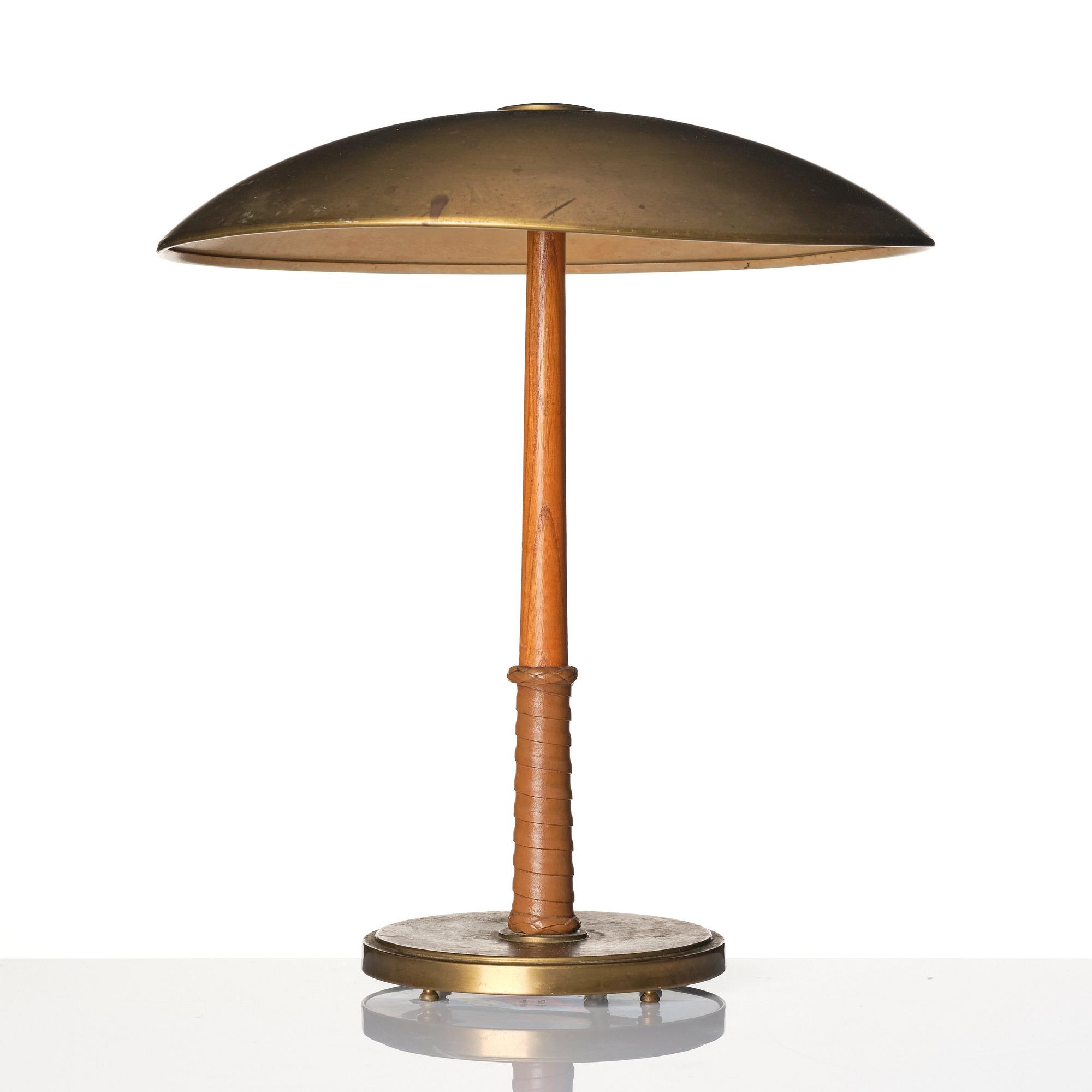 Harald Notini, bordslampa, modell "15525", Arvid Böhlmarks Lampfabrik, Stockholm 1950-tal.