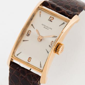 Patek Philippe, Genève, "The Hour Glass", "No subsidiary seconds".