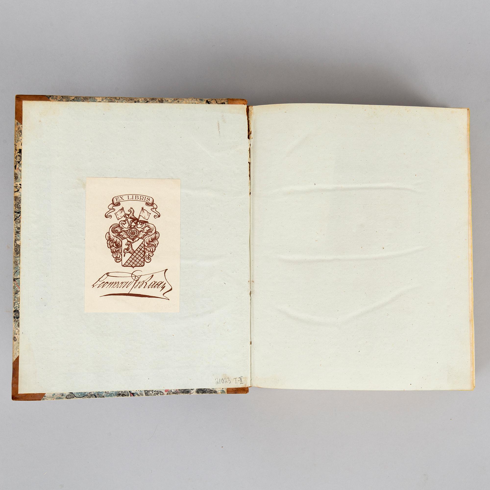 History of the Celts, 1771, provenance: Rääf (2 vol).