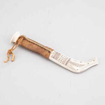 Johan Märak, samekniv, monogramsignerad JM.