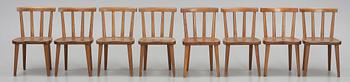 STOLAR, 8 st, "Utö", Axel Einar Hjort, Nordiska Kompaniet, 1930-tal.