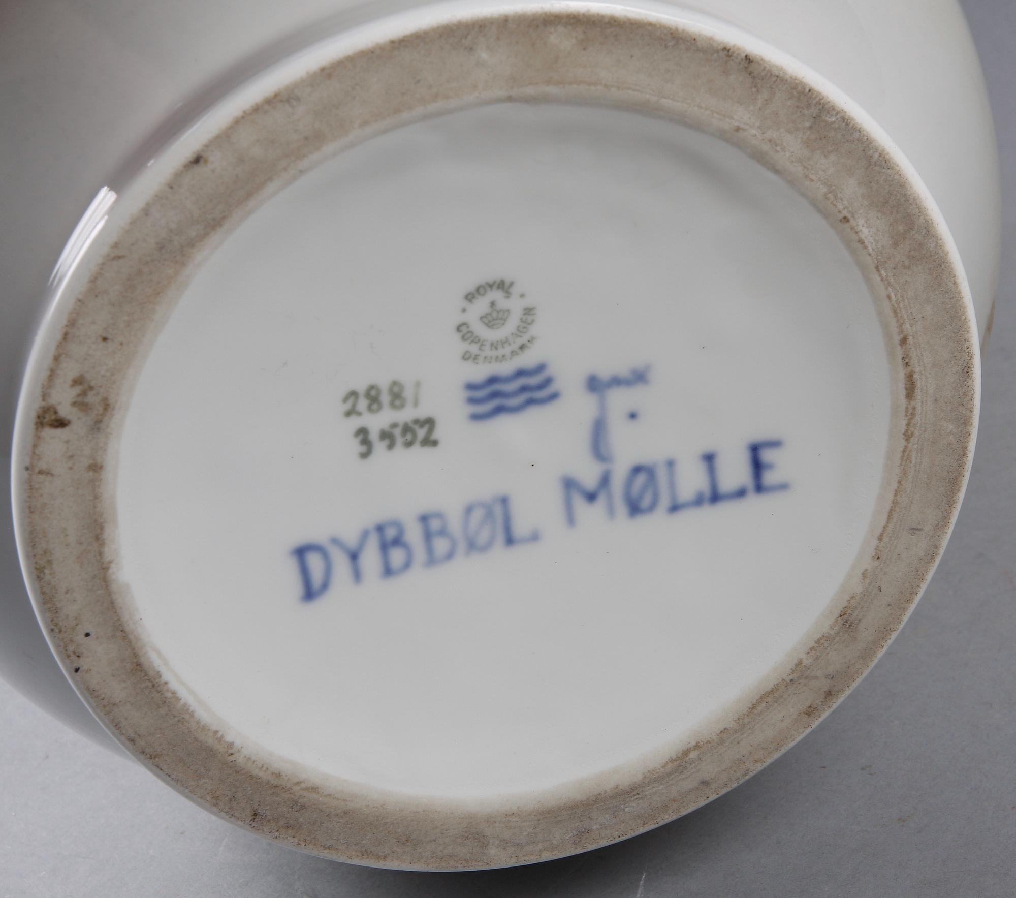 GOLVVAS, porslin, Royal Copenhagen, Danmark.