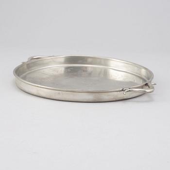 Nils Fougstedt, a pewter tray from Firma Svenskt Tenn.